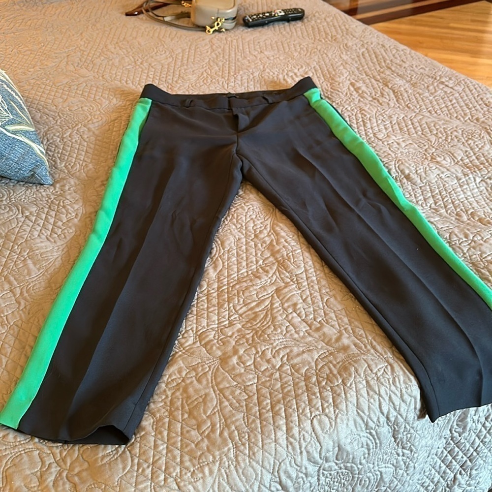 J Crew Avery pant navy green size 8 like new